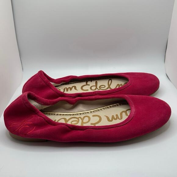 Sam Edelman Fritz Women's Size 5.5 M Pink Suede Leather Ballet Flats Shoes - Picture 11 of 11